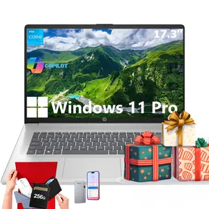 HP 17.3" Business & Student Laptop | Windows 11 Pro | Intel 8-Core i3-N305 (Beats i5-1135G7) | Up to 32GB RAM | 512GB SSD | WiFi 6 | Copilot+ PC | Full-Size Keyboard | Accessory Bundle