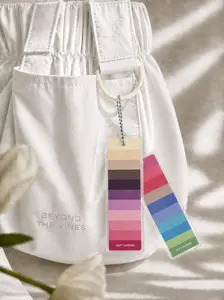 Seasonal Colour Palette Keychain, 12 Seasonal Color Acrylic Keychain | Small Portable Personal Color Analysis Palette Swatch Card | Plastic Pocket Color Chart Guide & Gift