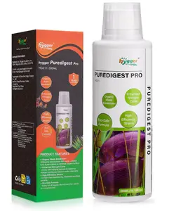 hygger Aquarium Water Bio-Clarifier, Reducing Fish Waste and Cleaning Organic Sludge, Natural Fish Tank Aquarium Leave-in Waste Management Solution for Freshwater and Saltwater Tanks