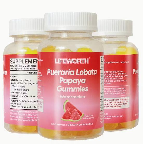 Support Gummies  Workout Enhancement  Berry Flavor  Essential Herbs  Multivitamin  Combo Pack Growth Gummies  Women's Fitness Supplement