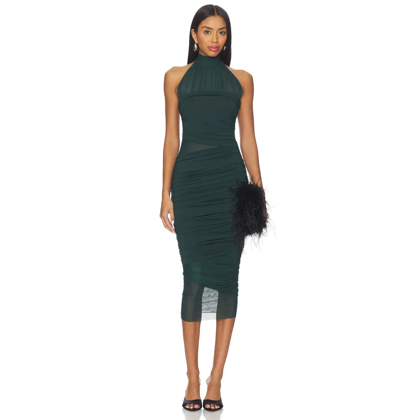 SER.O.YA Esmee Dress in Evergreen