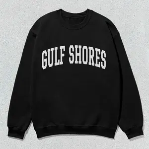 Gulf Shores Sweatshirt Alabama Collegiate Crewneck Sweater Unisex