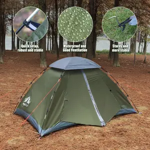 Night Cat Upgraded Dome Tent | 1-Person / 2-Person Options | Quick-Clip Instant Setup | Heavy-Duty Waterproof & Windproof | Compact, Lightweight & Portable | for Camping, Hiking, Glamping fathersdaygiftideas