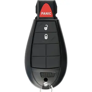 Dodge Ram Key Fob Cover: No Chip and Battery 2013 to 2018 Ram 1500 2500 3500 RPKEY Remote Start Replacement 3 Buttons |   Just a Empty Case |   OEM GQ453T 56046953