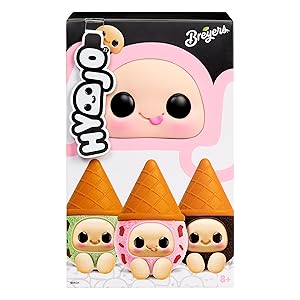 Cute ice cream cone series, collectible plush toys, 3 pieces for collection, chocolate flavor, mint chocolate chip flavor and strawberry flavor. An excellent gift for all age groups.