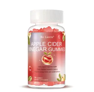Re Lierre  【clearance price】   Apple Cider Vinegar Gummies Formulated to Support Normal Energy Levels & Gut Health - Supports Digestion Edible Supplement Dietary Organic Fitness Healthcare