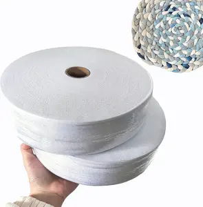 2 Roll 2 1/2 Inch Total 100 Yards Cotton Blend Fleece Batting Roll for Jelly Roll Rugs -  for Throw, Braided Rugs