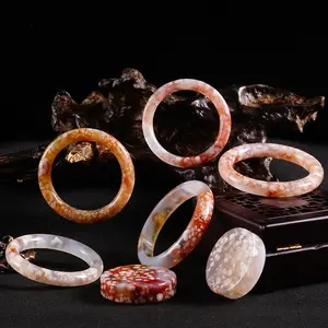 Natural Crystal Beaded Bracelets Bangles