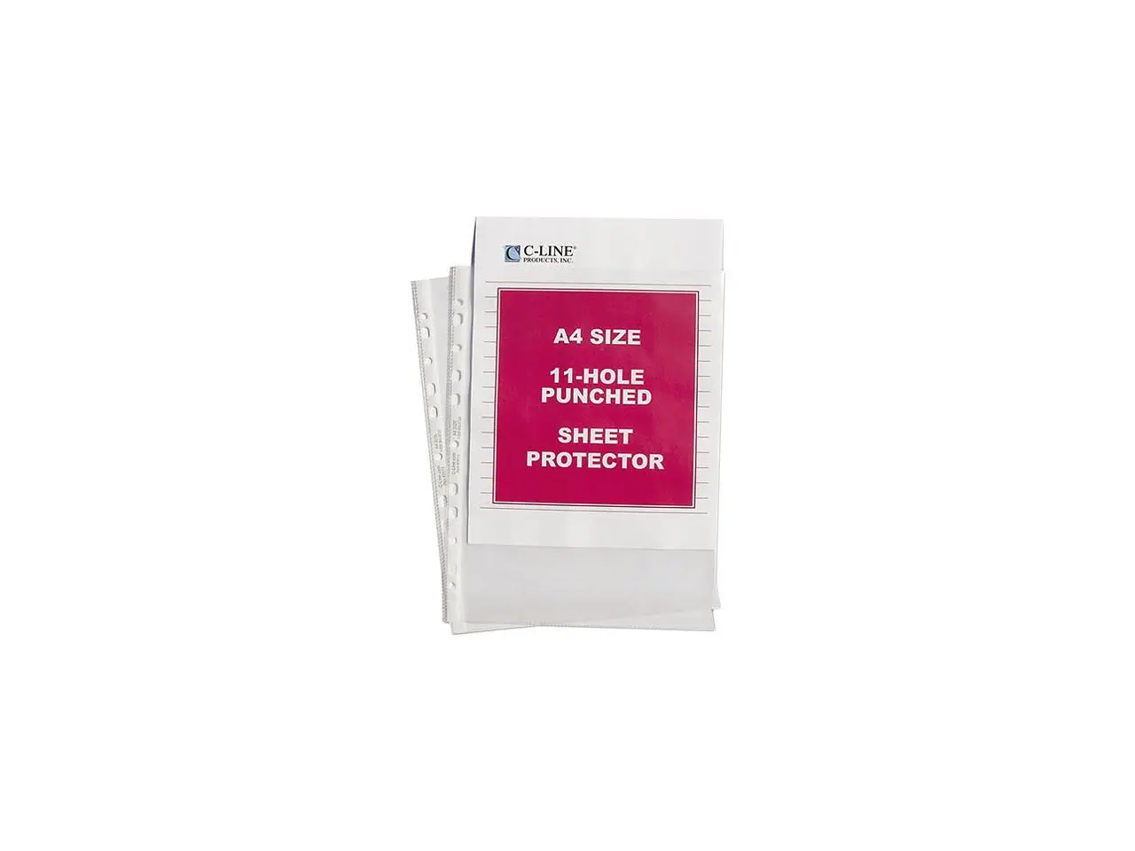 C-line 08037 Size A4 Sheet Protectors, Standard Gauge, 8-1/4 x 11-3/4, 50/Box