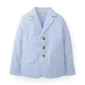 Hope & Henry Organic Seersucker Suit Jacket