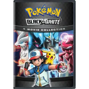 Pokemon Black And White 4-Movie Collection  [DVD Video Disc] Black
