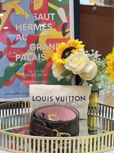 Pre-owned Louis Vuitton Leather Bag Accessories Preloved Strap 11004