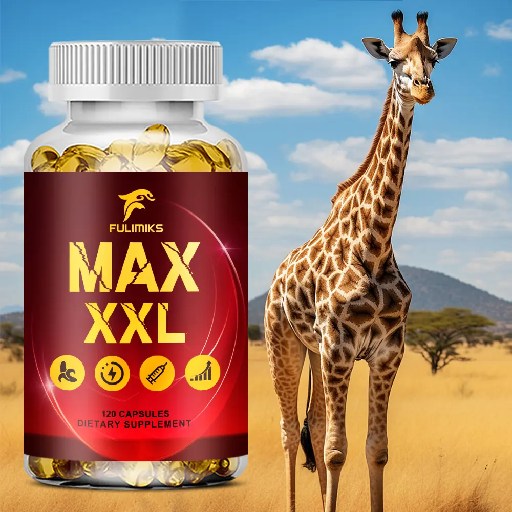 MAX XXL, Men's Health Vitamins Capsules, , Tribulus Terrestris, Panax Ginseng, Maca Root, Ashwagan，ha Support Healthy Lifestyle & Daily Comfort, Premium Gift for Him, Packaging May Vary