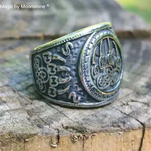 Gorgeous Stainless Steel Bear Claw Ring