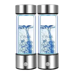2Pack Premium Hydrogen Water Bottle Generator 420ml– Portable, Rechargeable, Health-Boosting Water Ionizer for Daily Hydration