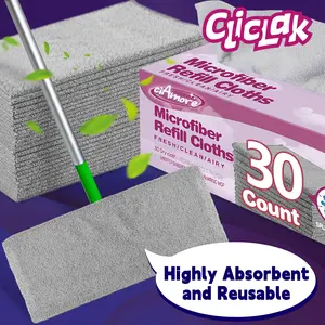 Cleaning Cloth 30 Count, Compatible with Swiffer Sweeper, Disposable Sweeping Cloths Pads for Floor Mopping and Cleaning