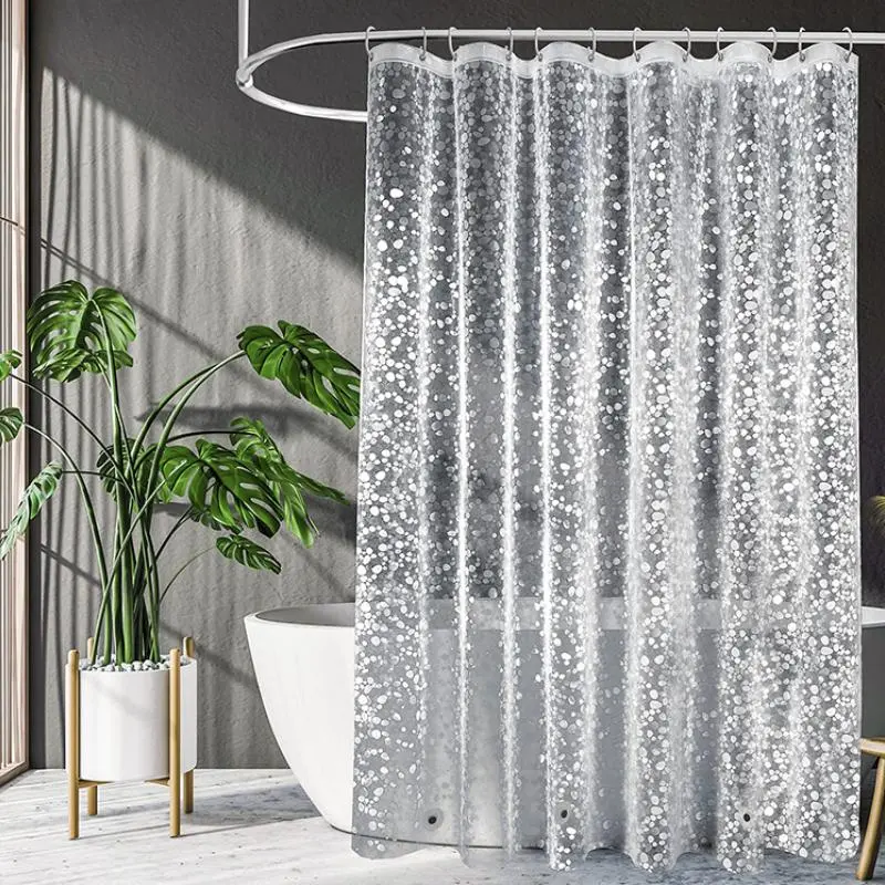 Geometric Pattern Shower Curtain, Modern Simple Waterproof Shower Curtain with 12pcs Hooks, Bathroom Supplies, Shower Curtain Sets, Shower Essentials