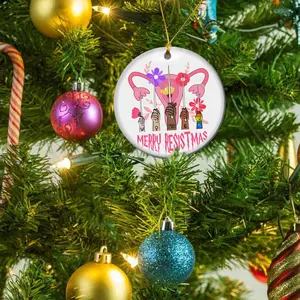 Merry Resistmas F The Patriarchy Ornament, Smash The Patriarchy, Roe v Wade, Feminist Gift, Pro Choice, Equality, Protest, Christmas Ornament, Keepsake, Home Decor, Party Supplies, Christmas Tree Decor