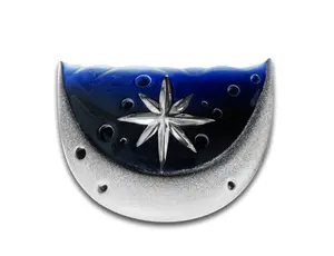 STL Ocarina CELESTIAL OCARINA – "LUNAR" IN E-FLAT MAJOR (ALTO) - Ocarina Gift - Gift for Musicians - Moon Accessories