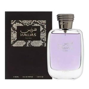 Hawas for Men Eau de Parfum Spray, 3.4 oz (100ML) by Rasasi