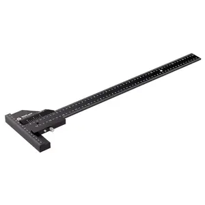 Scriber Gauge - Precision Marking Tool, Measuring Ruler, Layout Square, Thickness Gauge, CNC  Woodworking Tool for Joinery, Framing, Cabinet - Professional Classic Model (14 Inch)