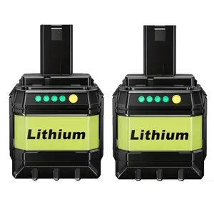 2Pack High Capacity 9.0Ah Replacement Battery P109 for Ryobi ONE+ P102 P103 P104 P105 P107 P108 P122 18 Volt Tools