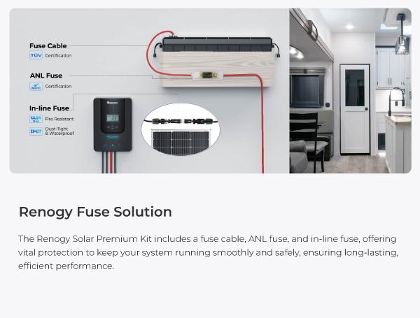 Renogy 400W 12V Solar Power System | 4x 100W Panels, 40A MPPT Charge Controller, Bluetooth, Z Brackets, Adaptor Kit & Tray Cables Set