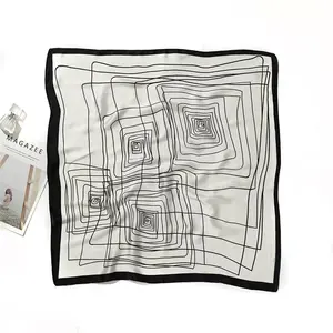Fine Flicker|70cm silk scarf, professional small square scarf, high-end sense neckerchief, versatile for spring and summer,A thoughtful, elegant gift for colleagues, friends, or loved ones on birthdays, anniversaries, or holidays|gift box|gift bag