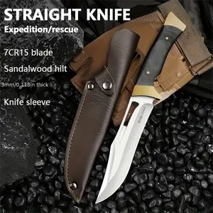 Advanced sharp outdoor knife - perfect for hiking, camping and outdoor activities, V-shaped blade design, camping accessories