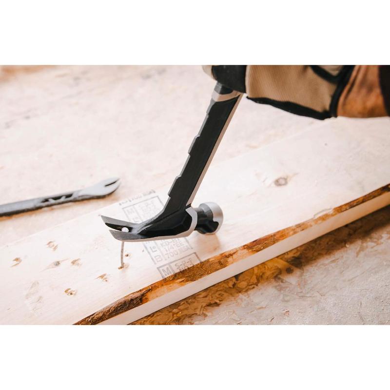Tools Framing Hammer, 22 oz, Rip Claw, Milled Face, Shock-Absorbing Grip, 3% Donated to Veterans Black/Tan