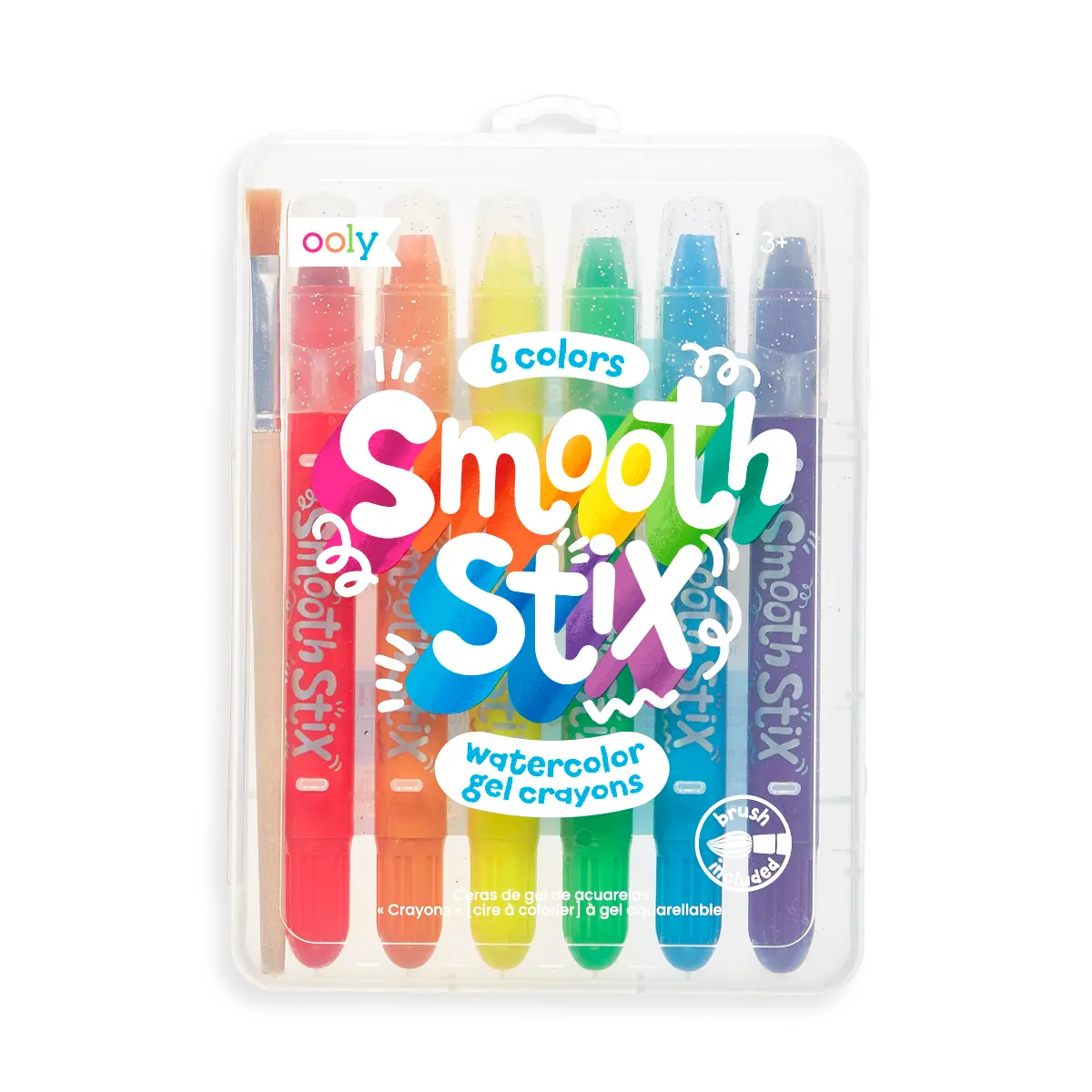 Smooth Stix Watercolor Gel Crayons - Set of 6