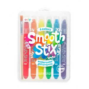 Smooth Stix Watercolor Gel Crayons - Set of 6