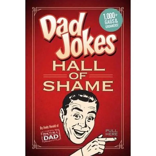 USED Book - Dad Jokes: Hall of Shame: Best Dad Jokes Gifts for Dad 1,000 of the Best Ever Worst Jokes by Herald, Andy (Paperback) - english