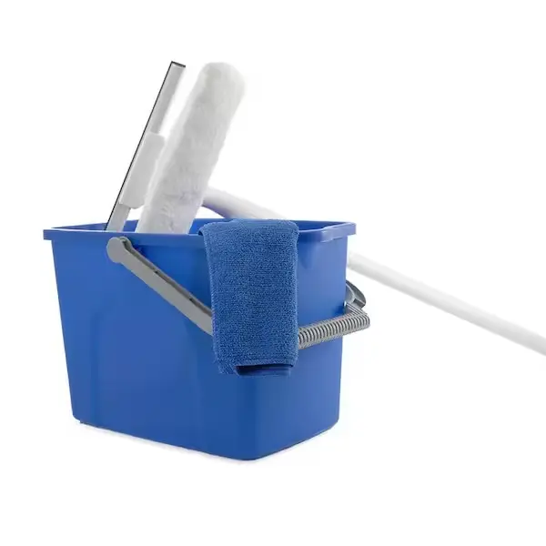 Unger 10 in. Window Washing Starter Kit with Pole and Bucket