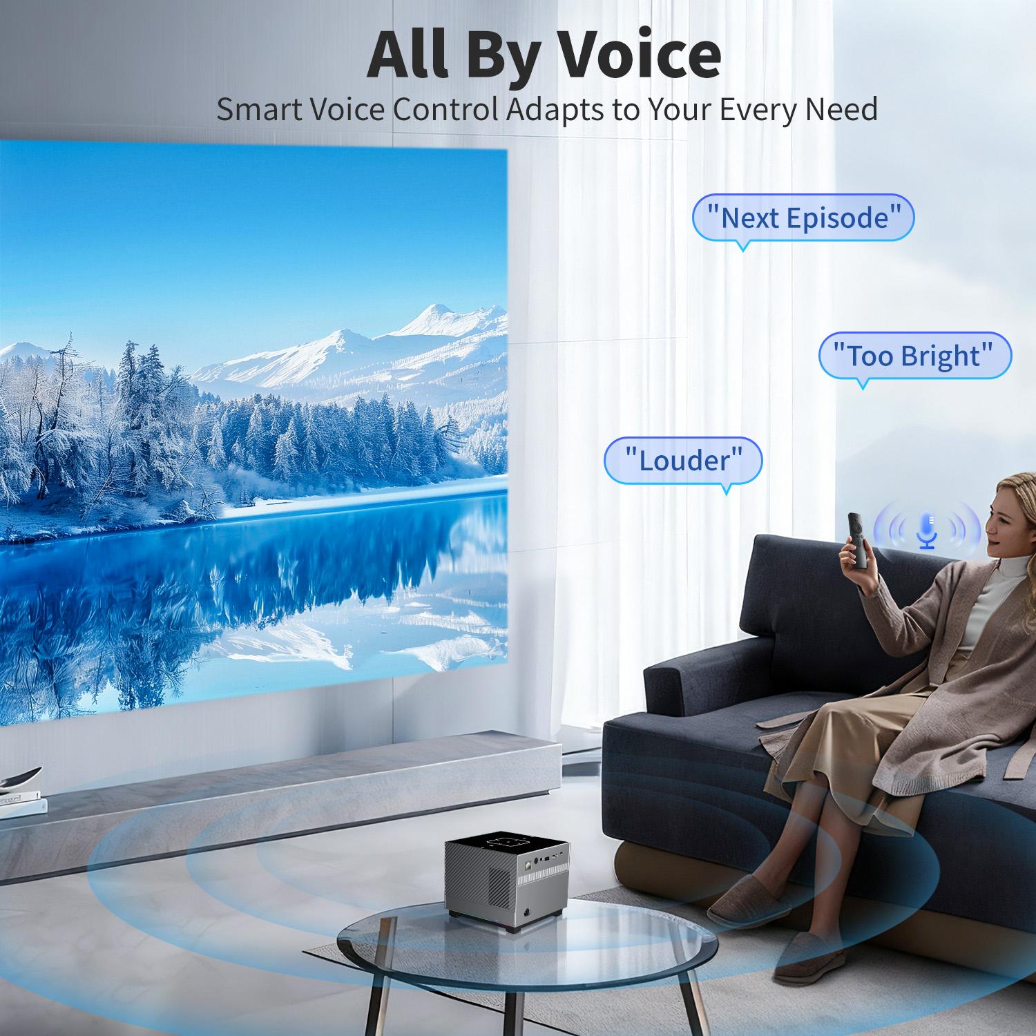 X3 Portable Projector, supports Android 8K decoding, Bluetooth 5.0, Wi‑Fi, 1080p Full HD, short‑throw LCD projector, suitable for home theater, gaming, and movies — compatible with smartphones/tablets/laptops; mini portable projector, portable projector