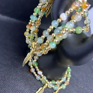 Peacock Agate Bracelet