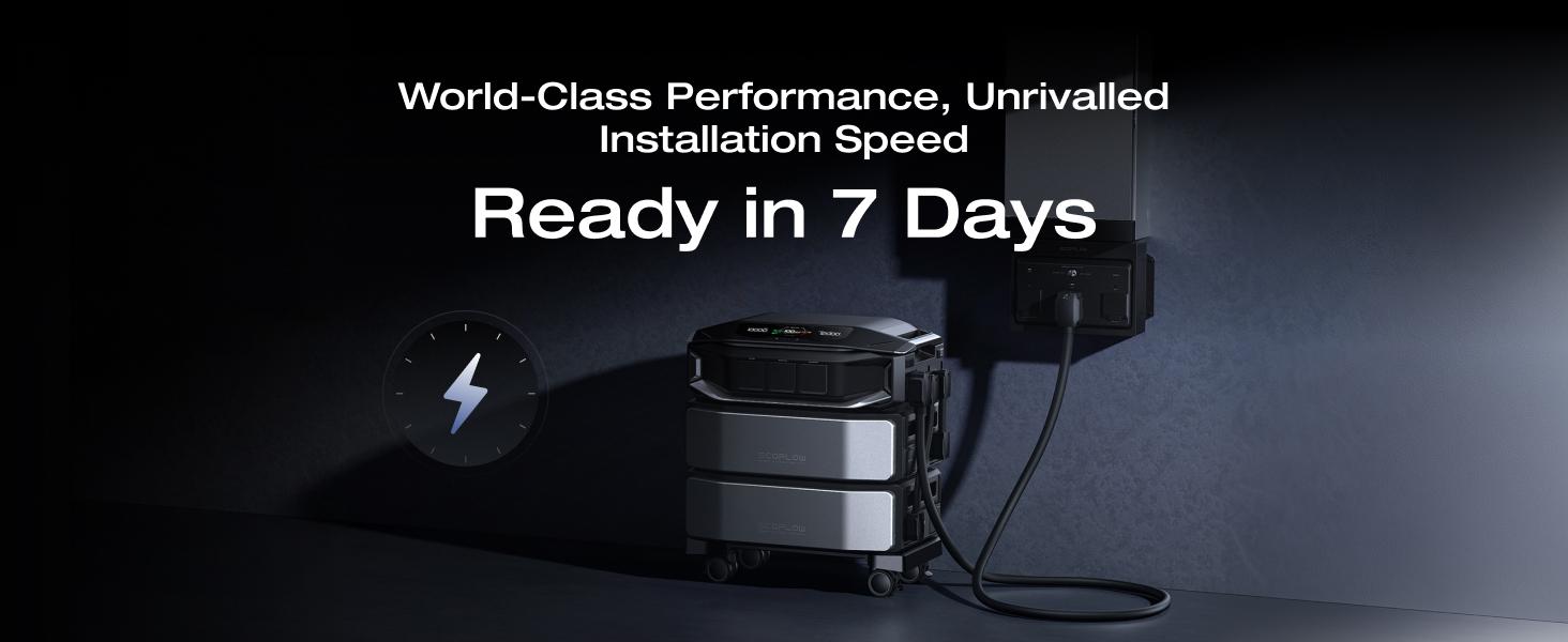 EcoFlow DELTA Pro Ultra X 12000Wh Whole-Home Power StationEF ECOFLOW 12288Wh Power Station: Delta Pro Ultra X (1x Inverter + 2 x Batteries), 12000W Solar Generator for Home Battery Backup, Expandable to 180kWh, Outdoor & Camping Battery Power Supply