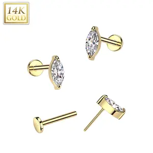 Kae - 14K Gold Stud