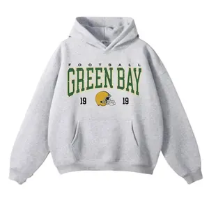 Vintage Green Bay 19 19 Football Crewneck Hoodie, Green Bay Team Pullover Hoodie, Green Bay Football Game Day Hoodie, Green Bay Football Team Graphic Hoodie