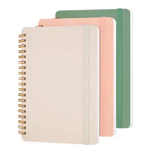3 PCS Small Spiral Notebook 5x7, Notebooks for Note Taking, Morandi Spiral Journal Notebook, Work Notebook Small Notebooks 5x7 with Strap, Cute Notebooks for Women 70 Sheets/Note Books