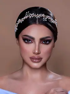 Rhinestone Decorated Headband, Elegant Bridal Headwear for Wedding Bridal Party Formal Occasions, Fashion Hair Accessories for Women