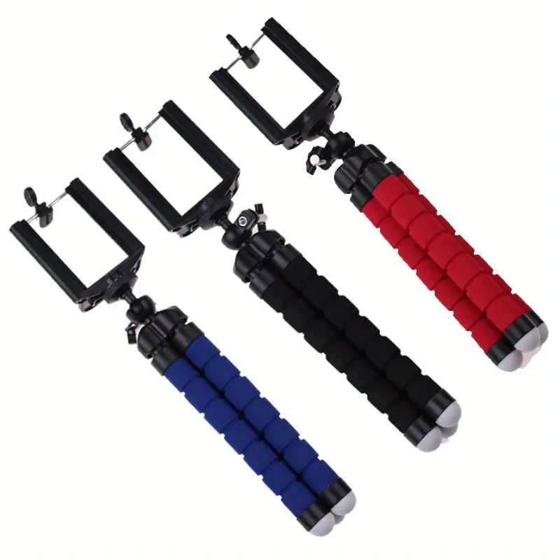 Universal Flexible Phone Tripod Stand Mini Octopus for iPhone Android TikTok Vlog Travel Portable