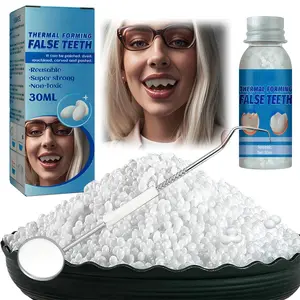 Fake Teeth, 1 Set Temporary Tooth Decoration, DIY Role Playing Teeth, Party Teeth Decoration, Durable and Reusable Teeth Decoration