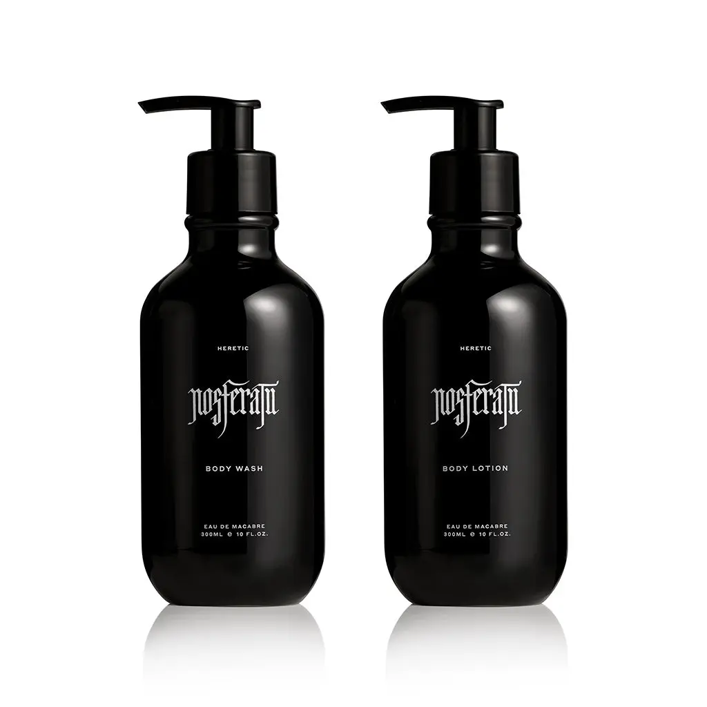NOSFERATU BODY WASH AND LOTION DUO Gothic Moisturizing