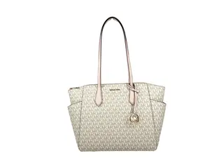 Pre-owned MICHAEL KORS Pvc Tote Bags Marilyn Medium Signature Tote Bag Women's Purse