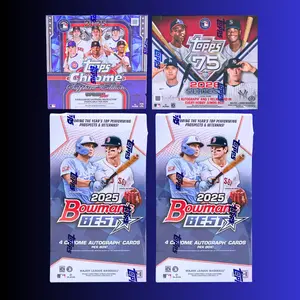 BK Break MLB0412 (2) 2025 Bowman's Best Hobby Box (1) 2026 Topps Series 1 Jumbo (1) 2025 Topps Chrome Update Sapphire Box