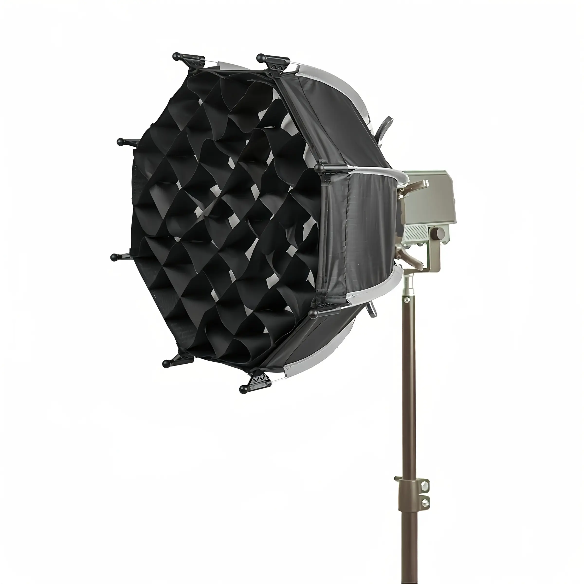 Mini Softbox with Quick Release and Foldable Design, Bowens Mount Flash Light Stand Compatible with COB LED Video Lights, Diffuser, Honeycomb Grid, Bags, Photo Lighting