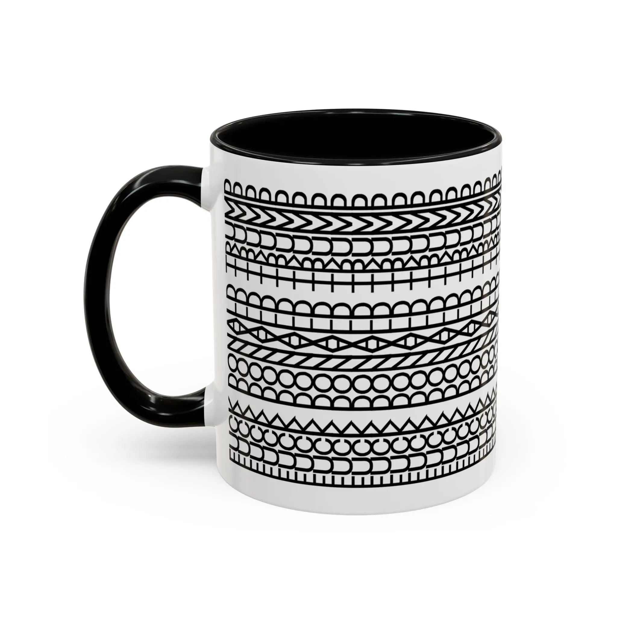 Trendy FDT hiddenn message mug, unique coffee cup, Funny unique mug, Classic drinkware Ceramic mugs