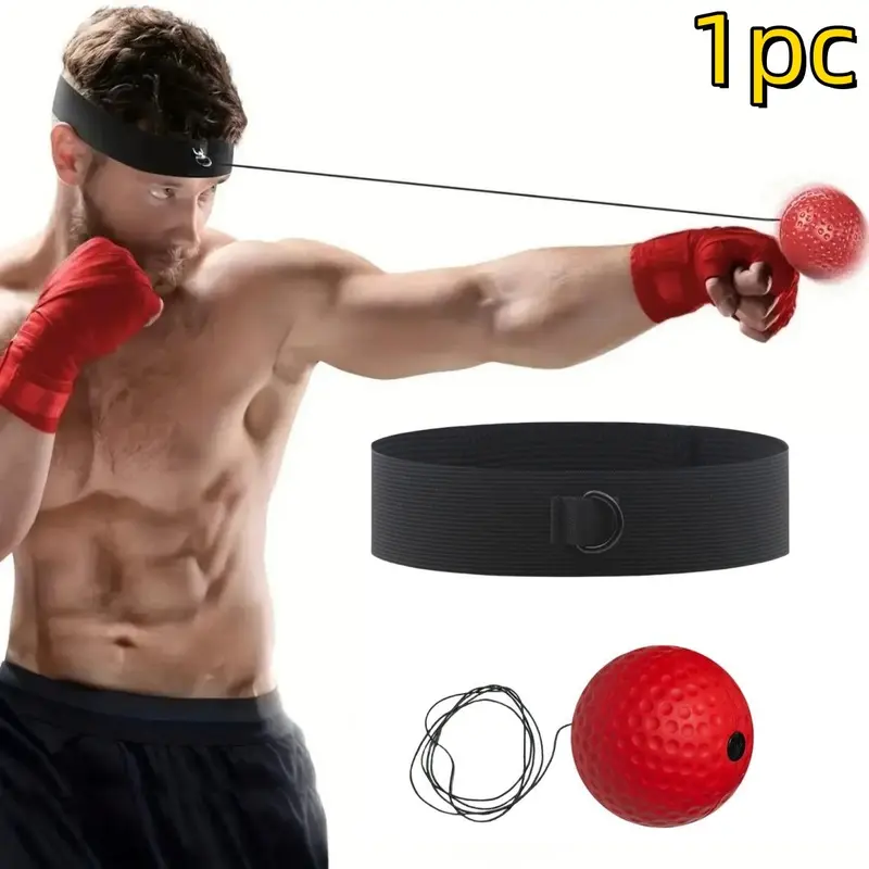 Boxing Reaction Ball Gift for Boyfriend, Improve Reflexes & Hand-Eye Coordination, Home Boxing Equipment, Men's Training Tool, Boxing Training Gear, Boxing Speed Trainer