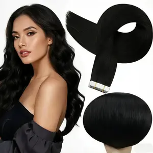 Full Shine Tape in Hair Extensions Seamless Skin Weft Human Hair Extensions 20 Pcs 50 Gram for Women holidayhaul